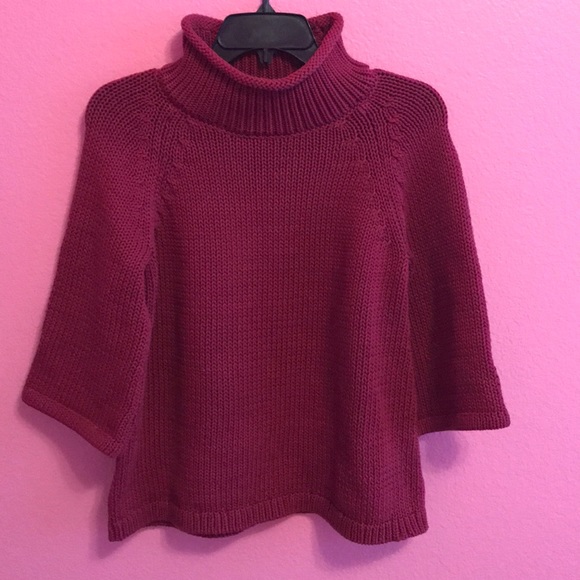 LOFT Sweaters - LOFT knit turtleneck short sleeve sweater XS